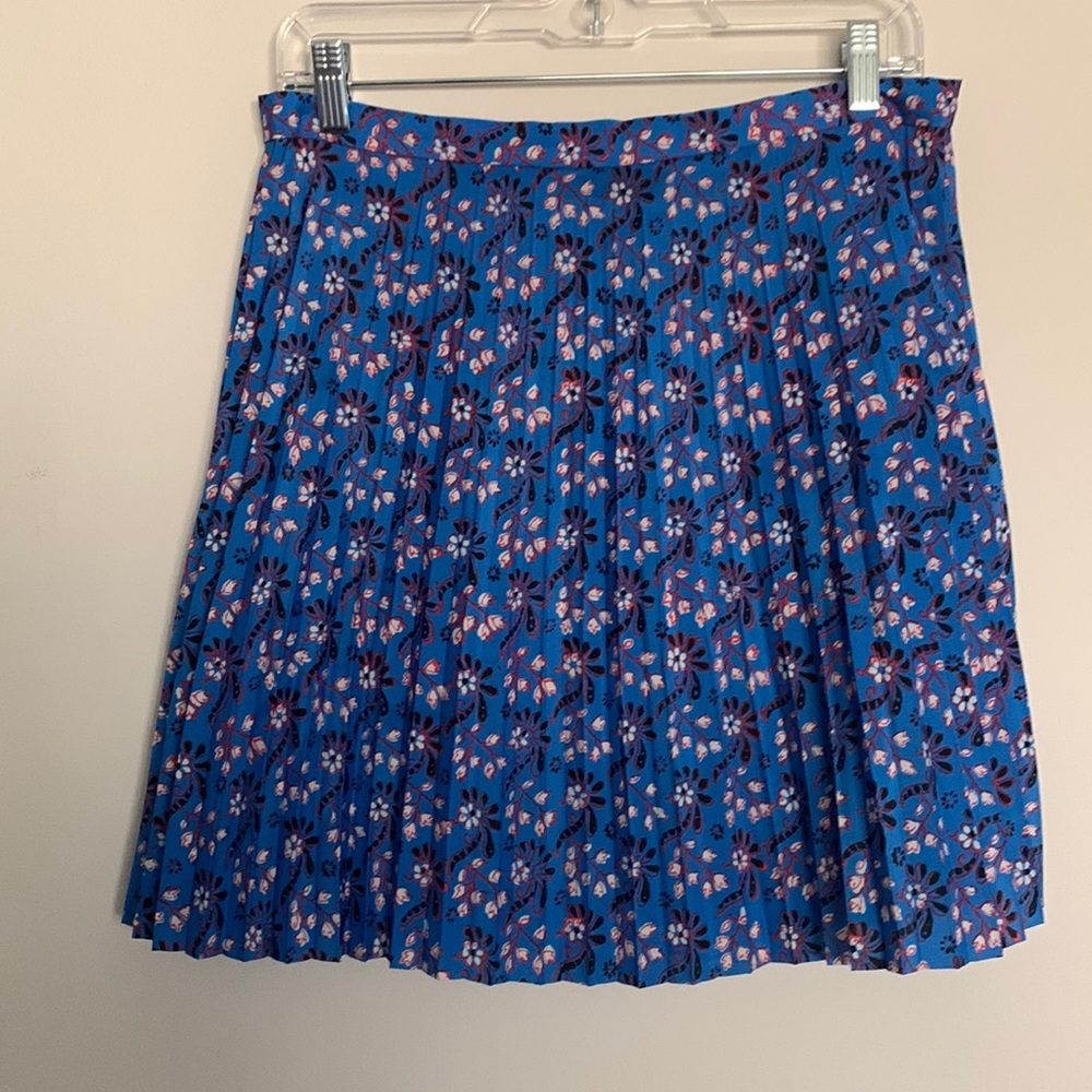 J Crew fully lined pleated skirt
